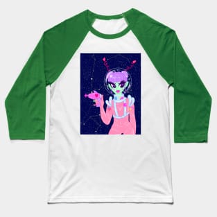 Alien Astronaut Baseball T-Shirt